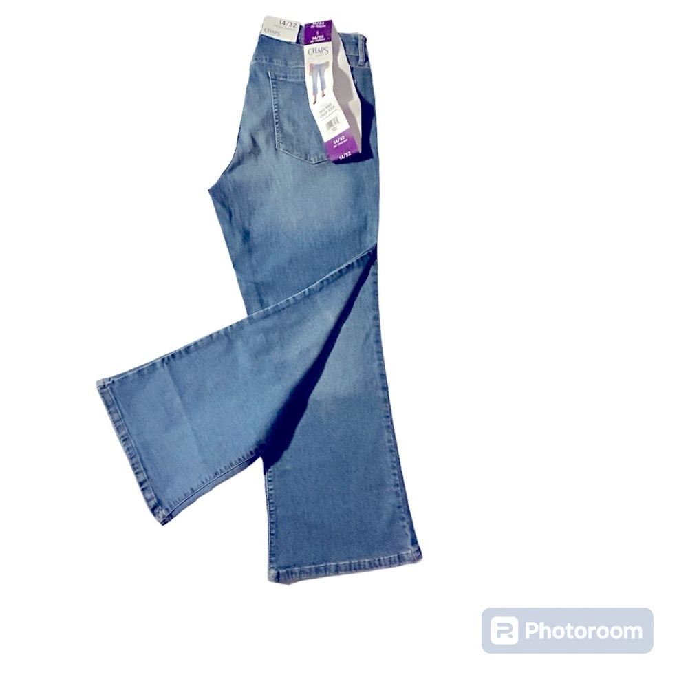 Chaps crop kicker jeans size 14  brand new with tags. 32 waist 26 inch length
